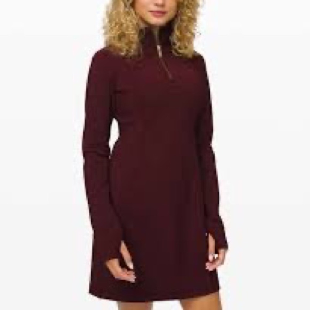 Lululemon define dress in garnet